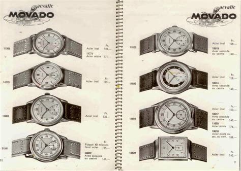 Movado watches catalog